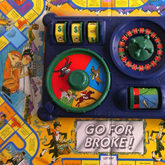 Go for Broke Board Game MB Games Vintage 1993 Family Kid's Stock Market Losing $ - Picture 5 of 16